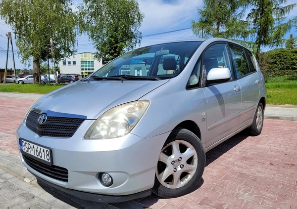 Toyota Corolla Verso cena 6300 przebieg: 248000, rok produkcji 2004 z Strzyżów małe 79